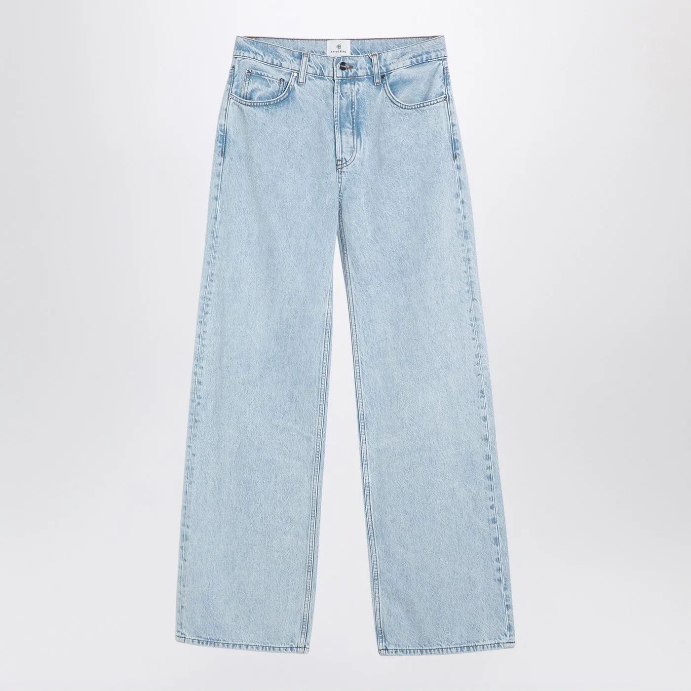 Anine Bing    Anine Bing Light Blue Wide Denim Jeans