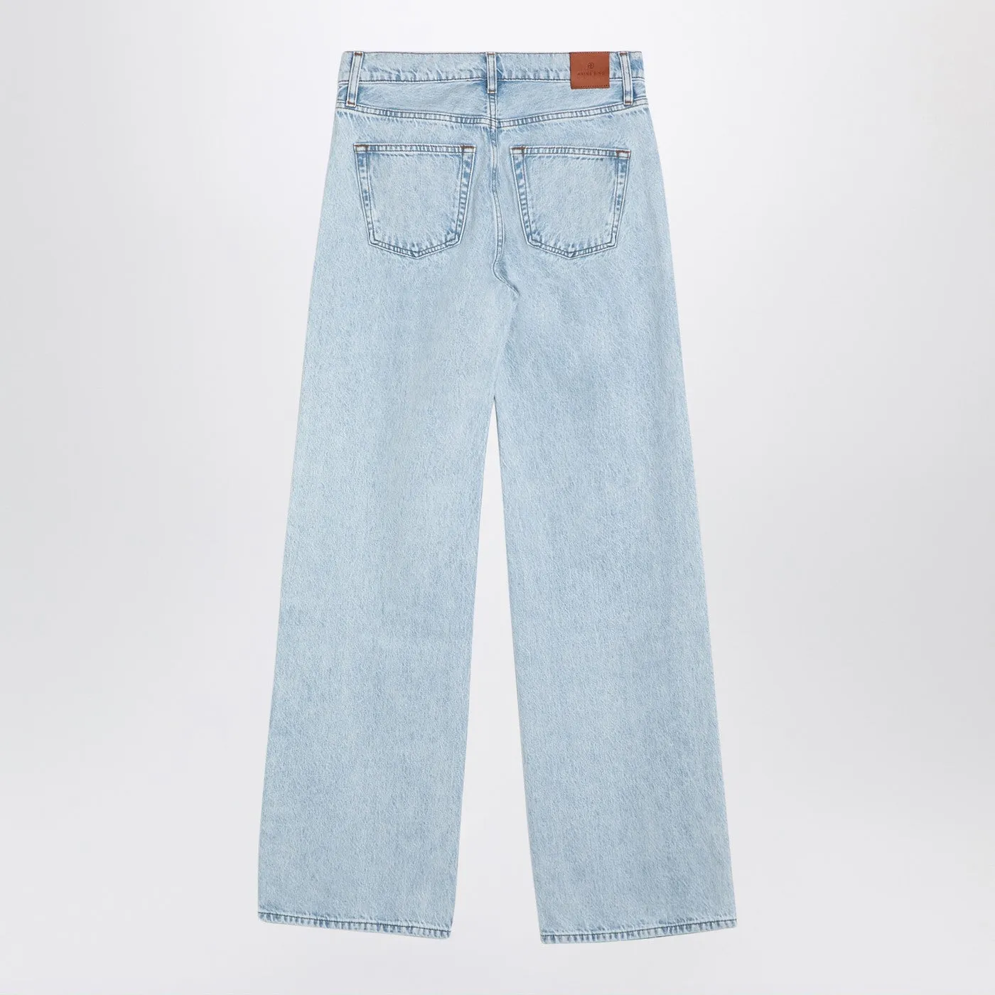 Anine Bing    Anine Bing Light Blue Wide Denim Jeans