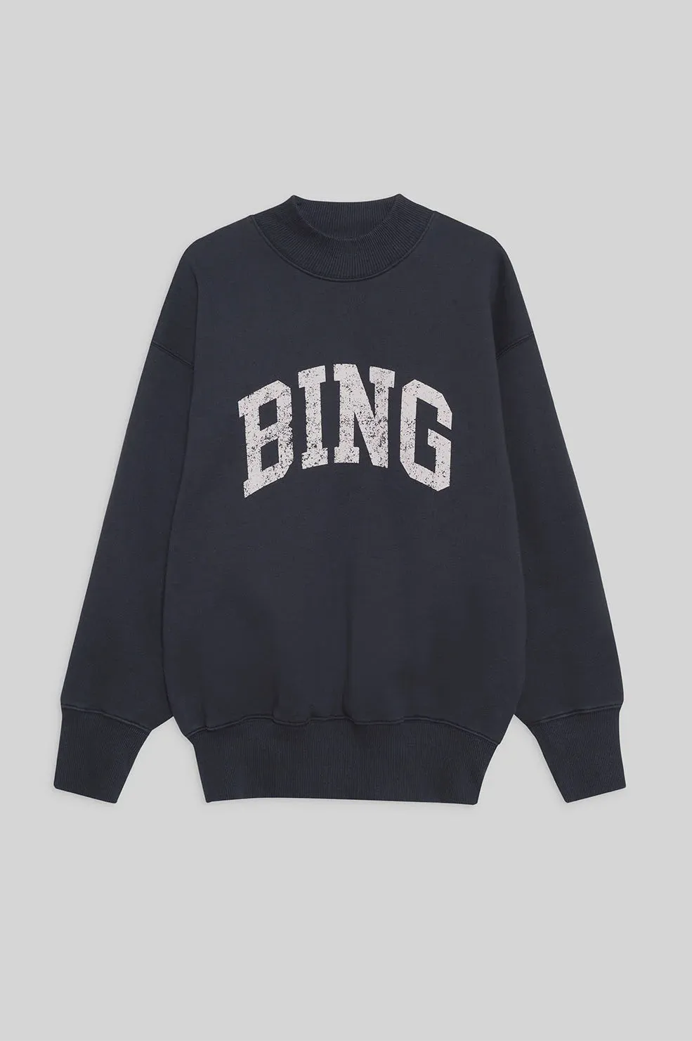 Anine Bing Bradie Sweatshirt Bing in Navy