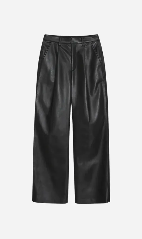  Anine BIng      Carmen Pant - Black Recycled Leather 