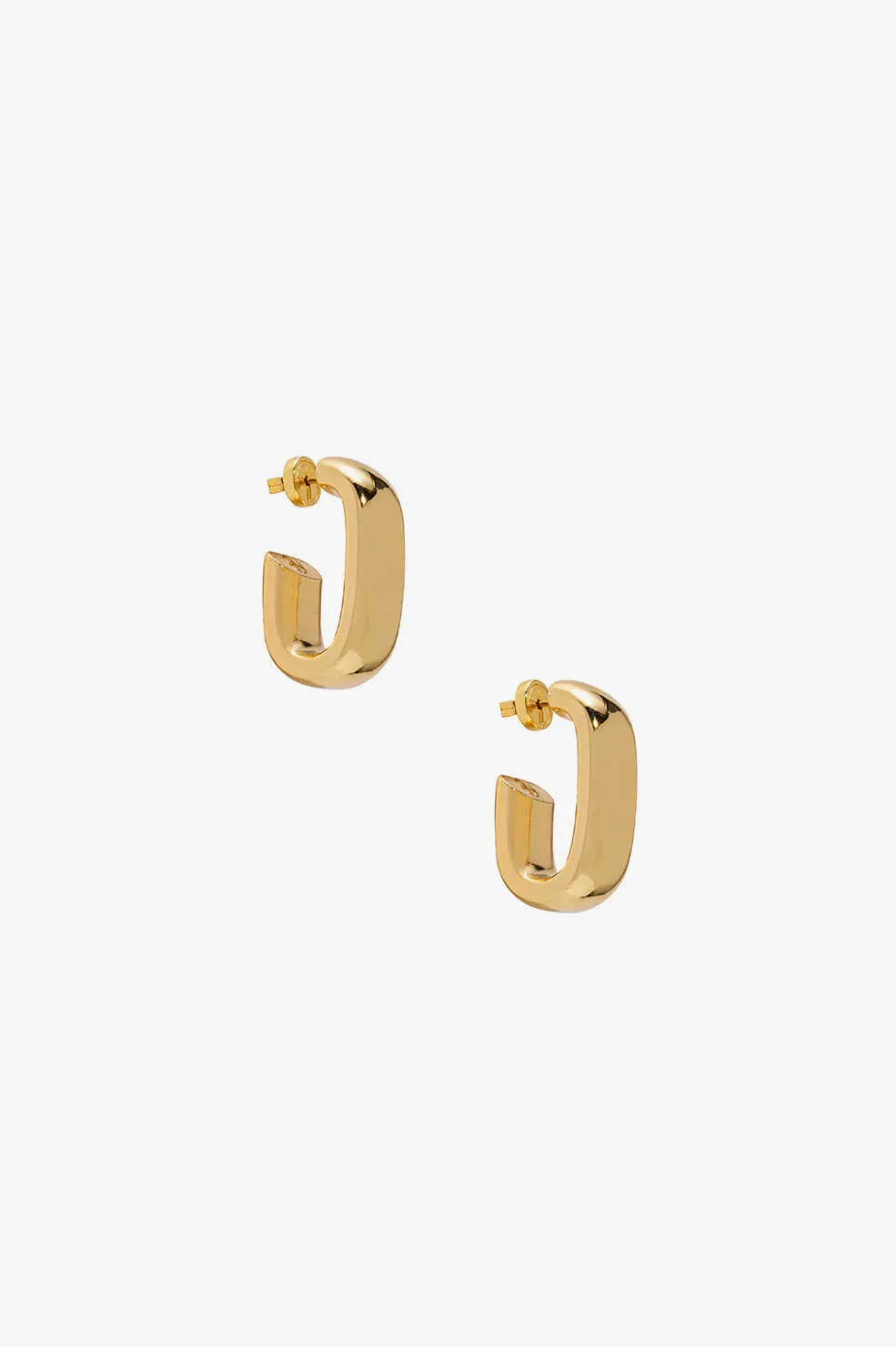 Anine Bing Chunky Hoop Earrings - Gold