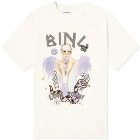 Anine Bing Elton John Logo Lili T-ShirtCream