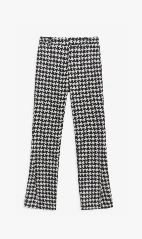  Anine Bing      Jocelyn Trouser - Black and White Houndstooth 