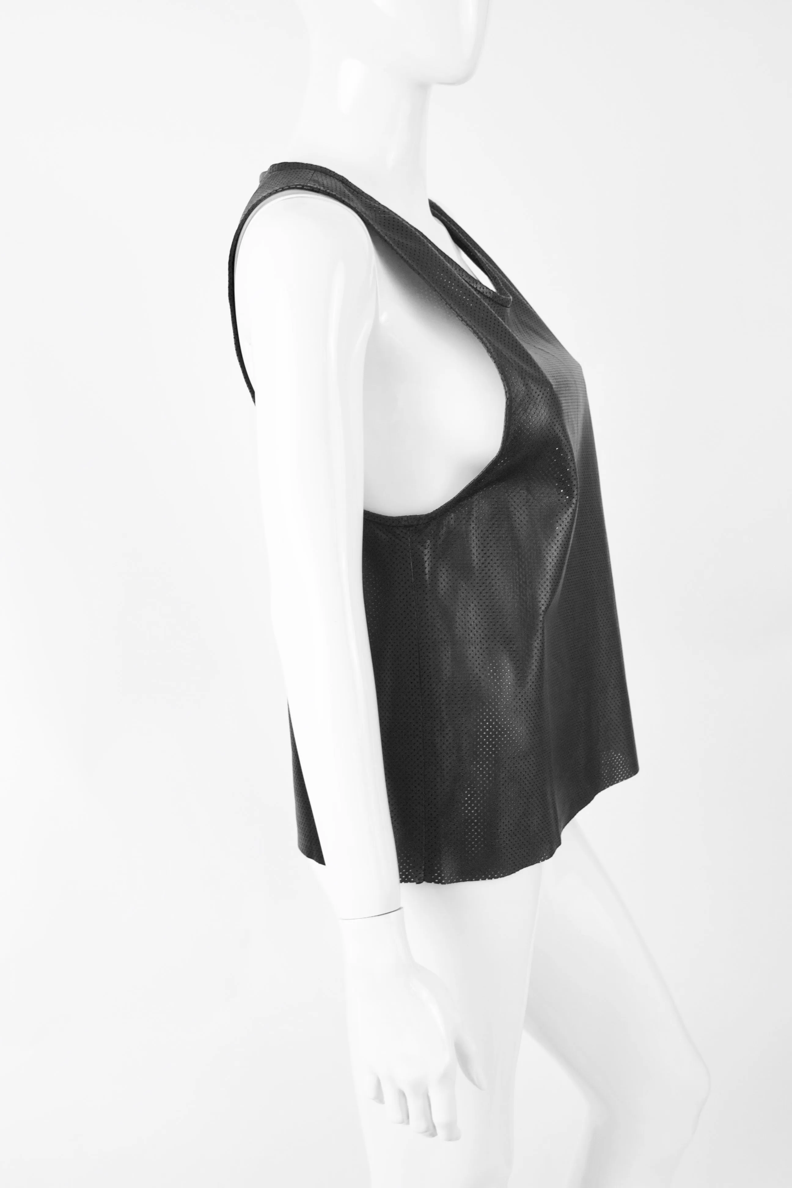 ANINE BING Leather Tank Top