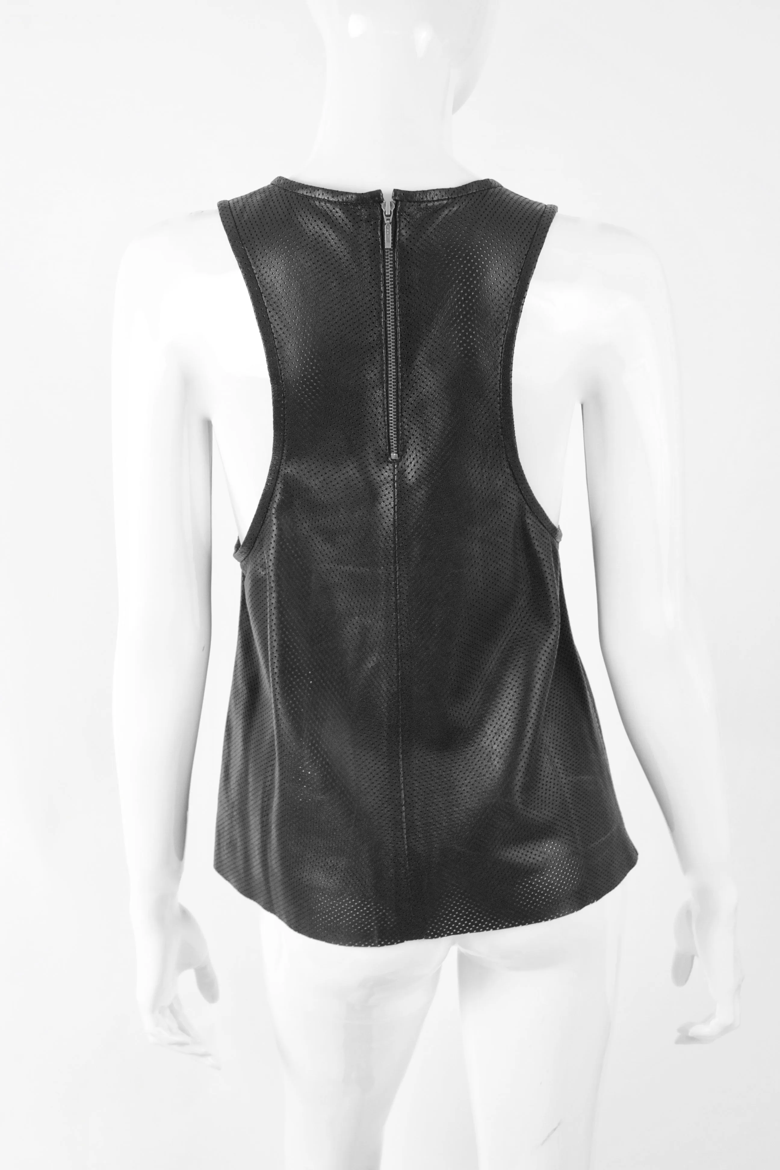 ANINE BING Leather Tank Top