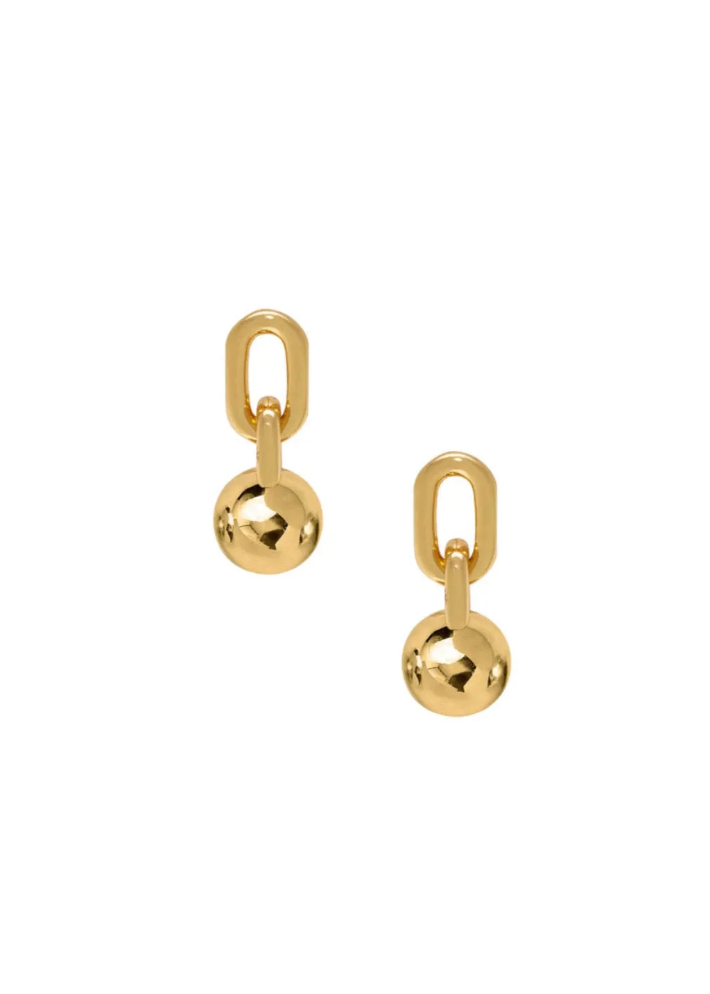 Anine Bing Link Ball Drop Earrings