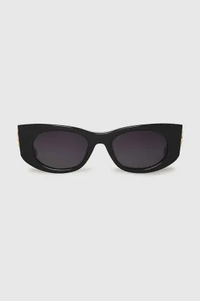 Anine Bing Madrid Sunglasses in Black