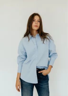 Anine Bing Mika Shirt in Blue