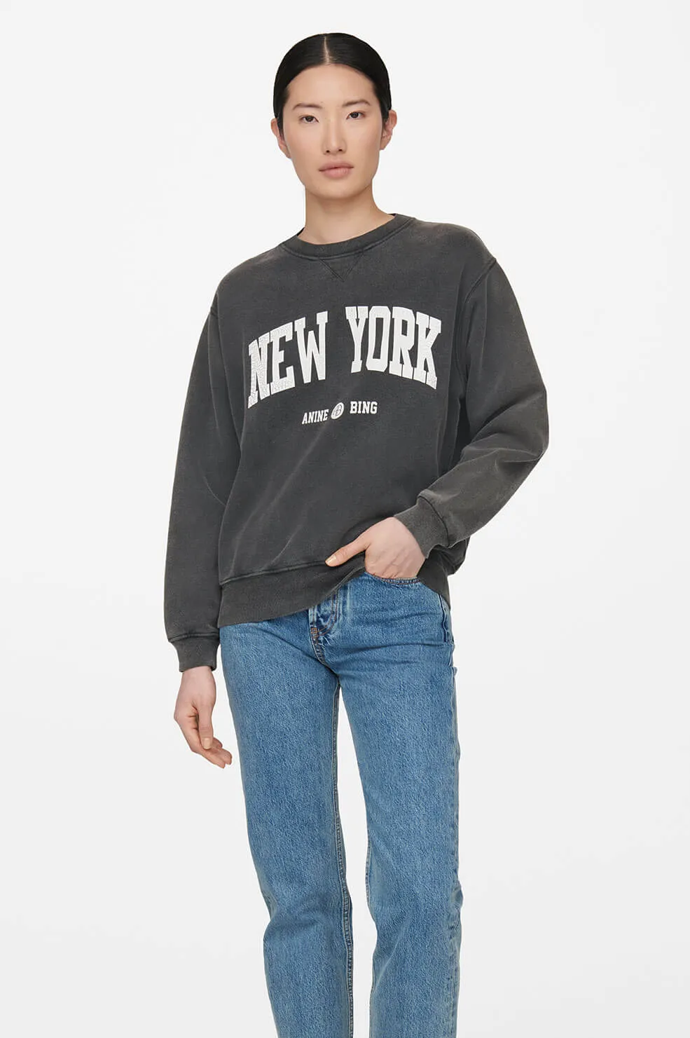 Anine Bing RAMONA SWEATSHIRT NEW YORK