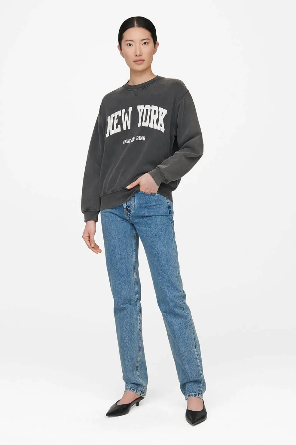 Anine Bing RAMONA SWEATSHIRT NEW YORK