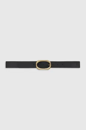 Anine Bing Signature Link Belt - Black