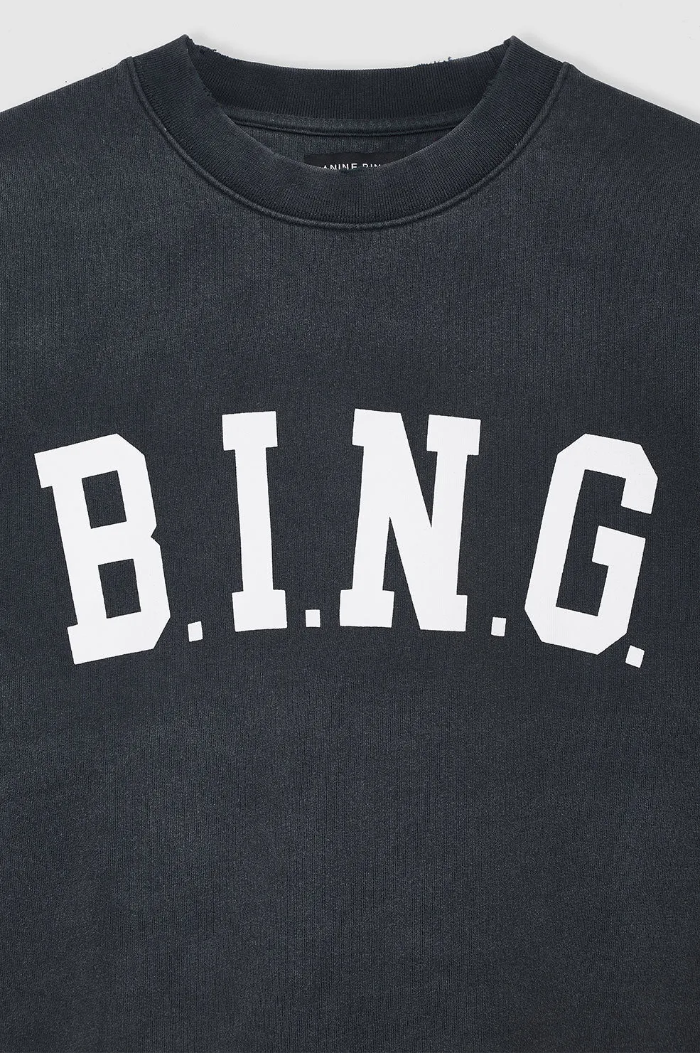 Anine Bing Tyler Sweatshirt Bing - Washed Black