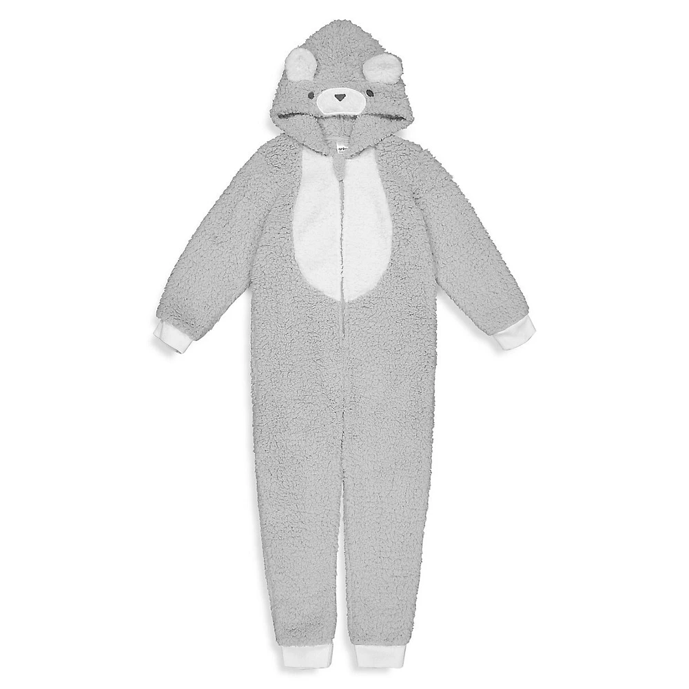 Anko Little Boy's Novelty Faux-Fur Coverall