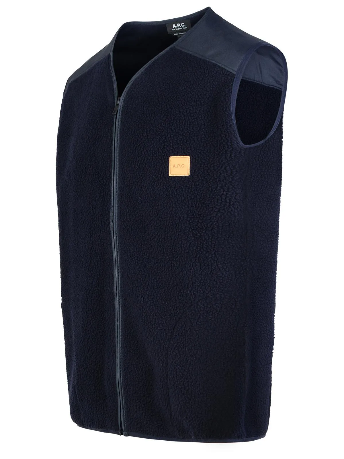 A.P.C.    A.P.C. 'Nate' Navy Polyester Vest