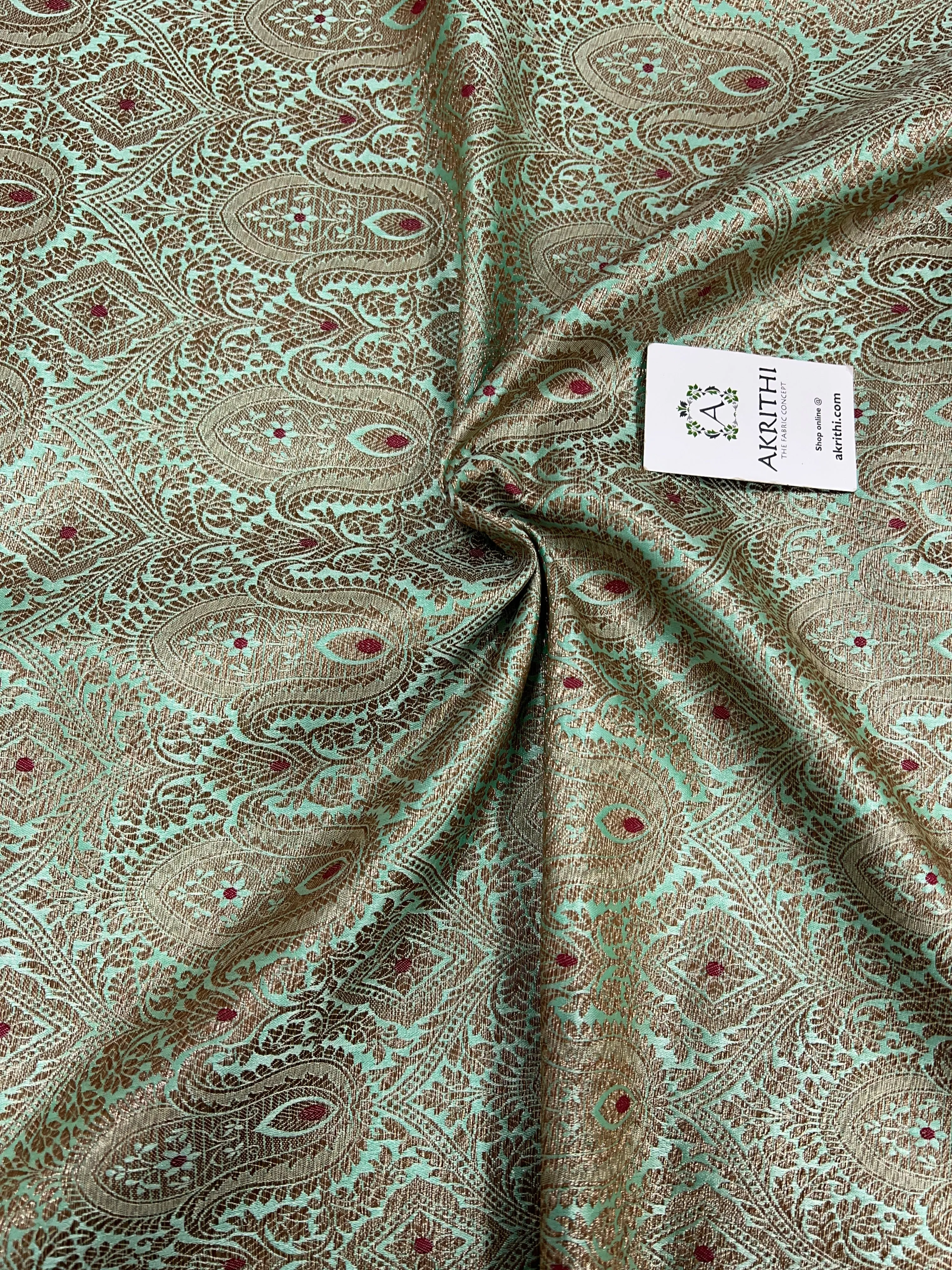 Banarasi brocade fabric antique zari