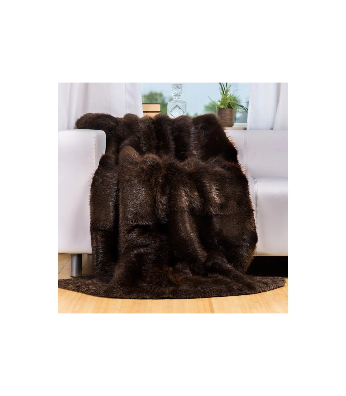 Beaver Rug - Buy Real Fur Rugs at FurSource.com