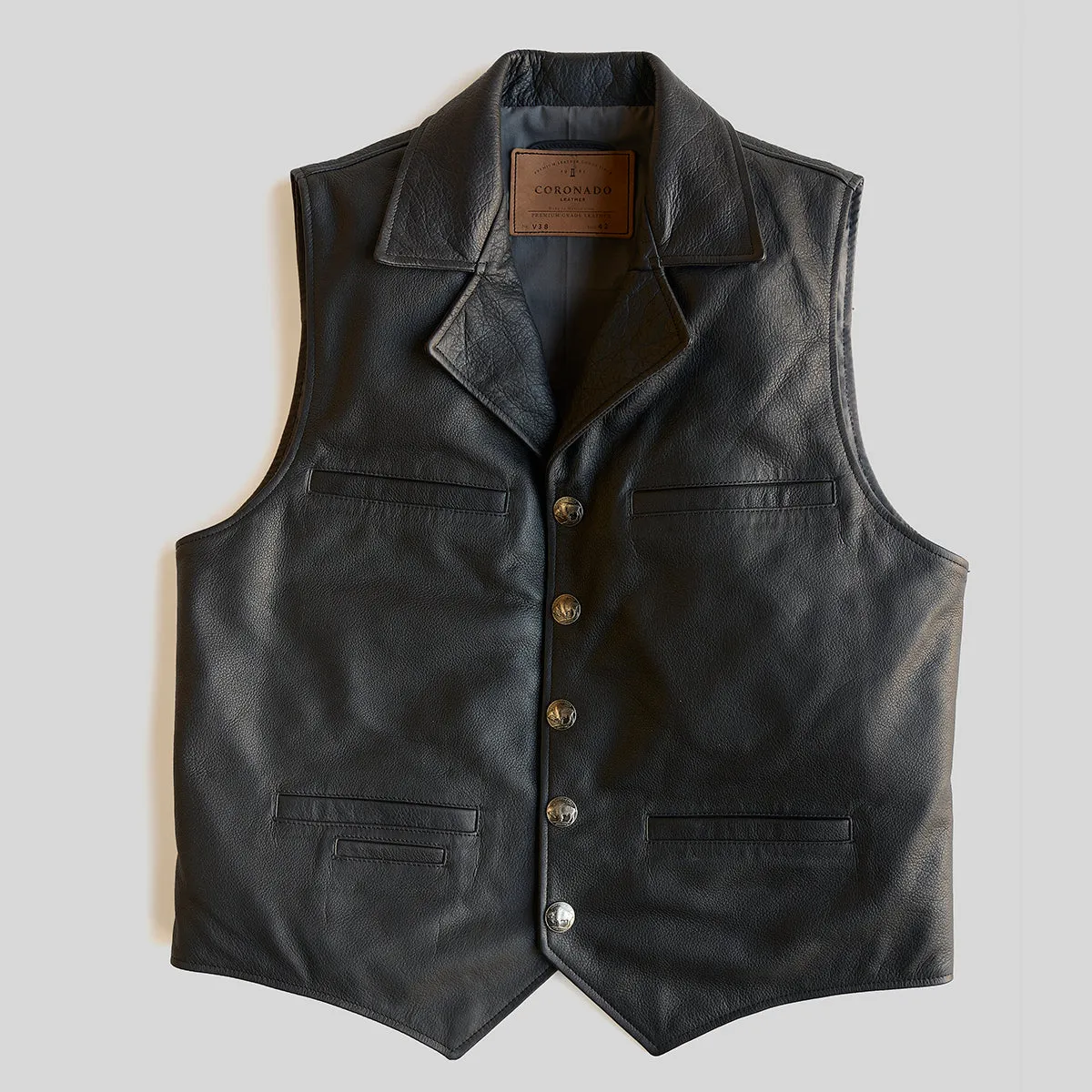 Bison Ranchers Vest No.39 | Black L.E.