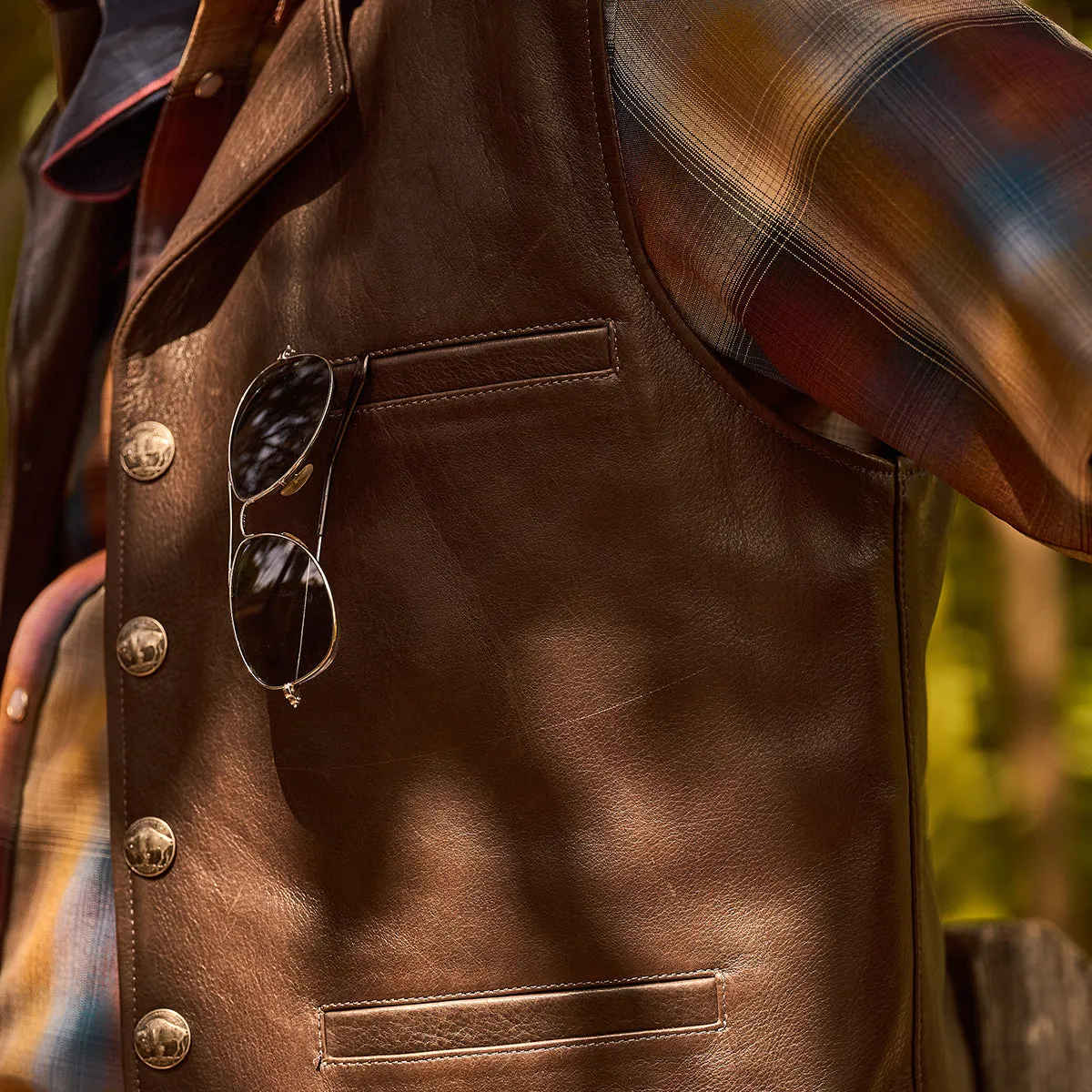 Bison Ranchers Vest No.39 | Black L.E.