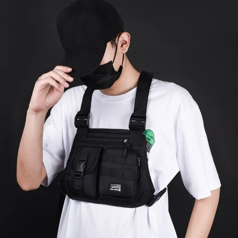 Black Chest Rig Bag