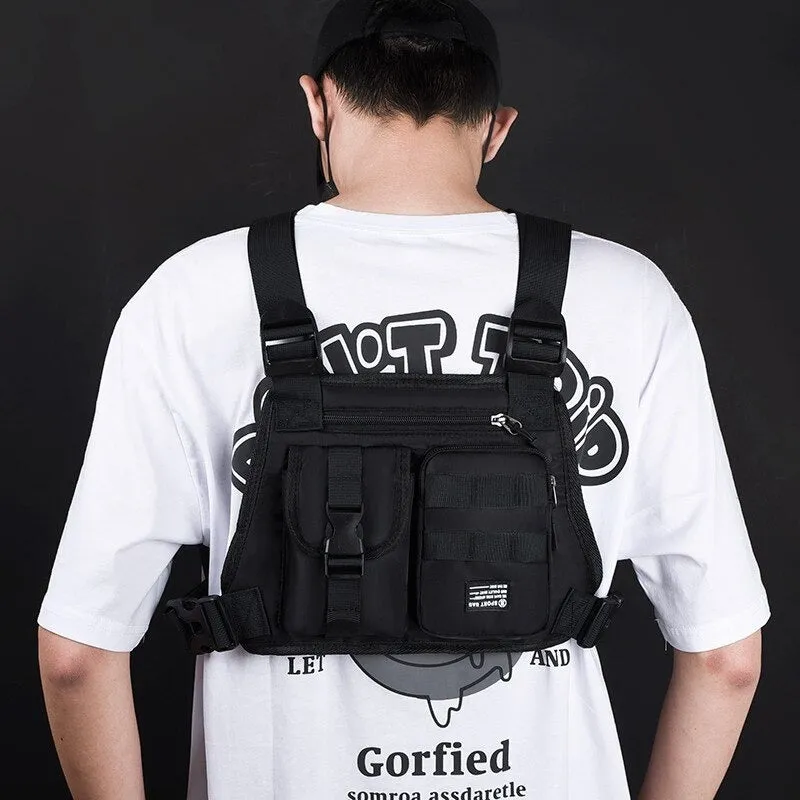 Black Chest Rig Bag