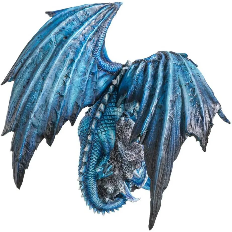 Blue Cave Dragons Figurine