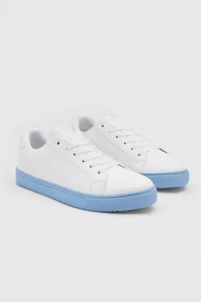 Blue Sole Cupsole Sneakers