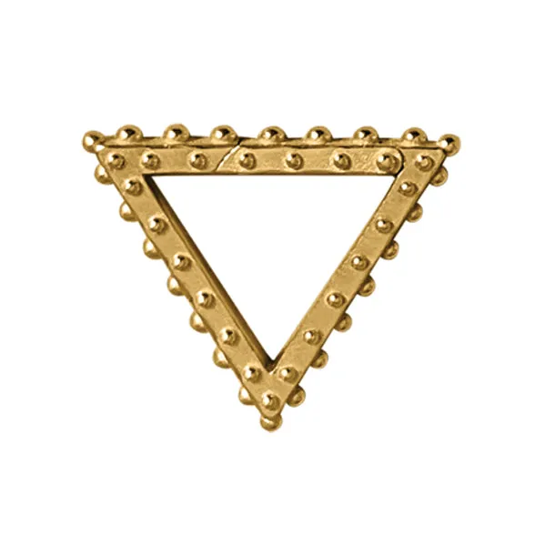 BOHEME SMALL TRIANGLE CLICKER Yellow Gold