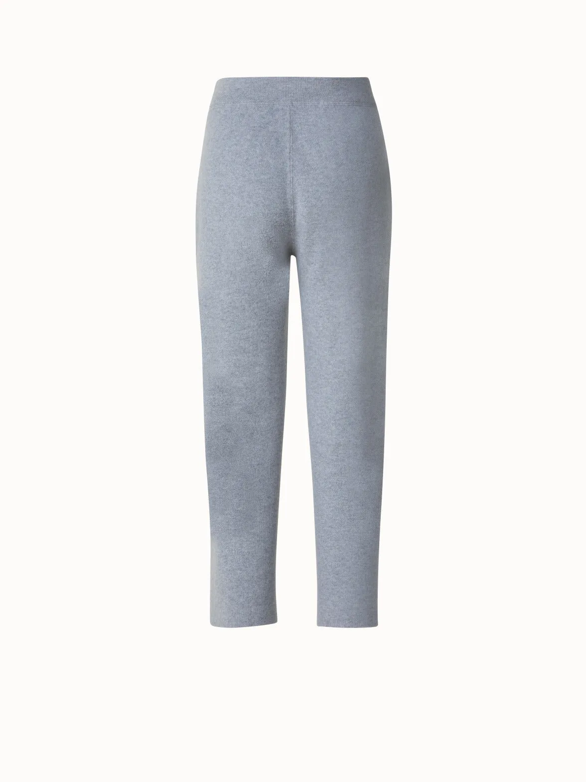 Cashmere Piqué Knit Pants