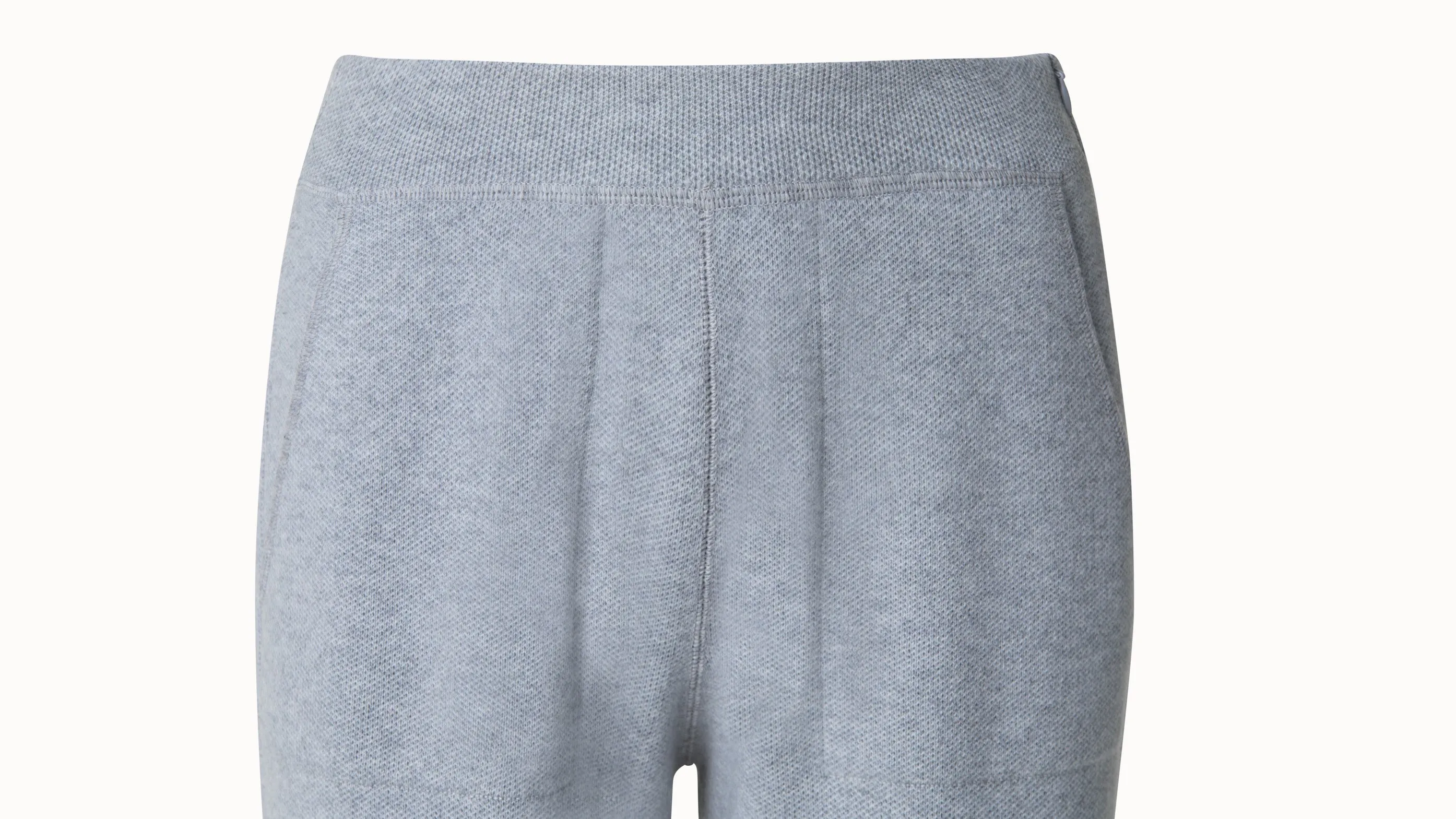 Cashmere Piqué Knit Pants