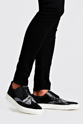 Casual Brogue Detail Sneakers