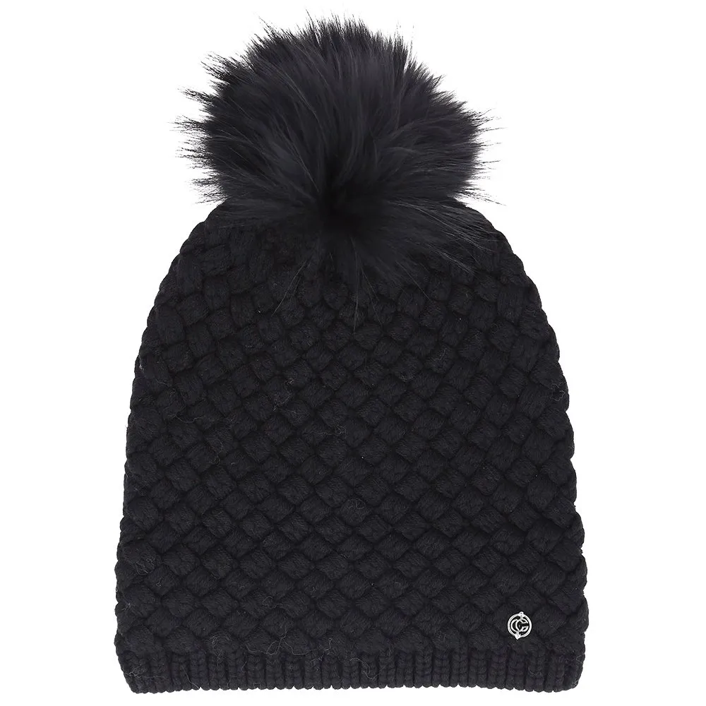 Chaos Eco Delphin Beanie with Real Fur Pom (Women's)