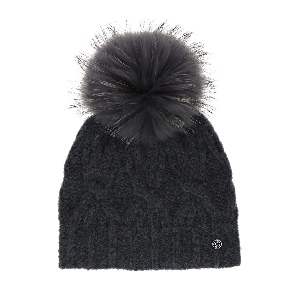 Chaos Eco Gina Beanie with Real Fur Pom (Women's)