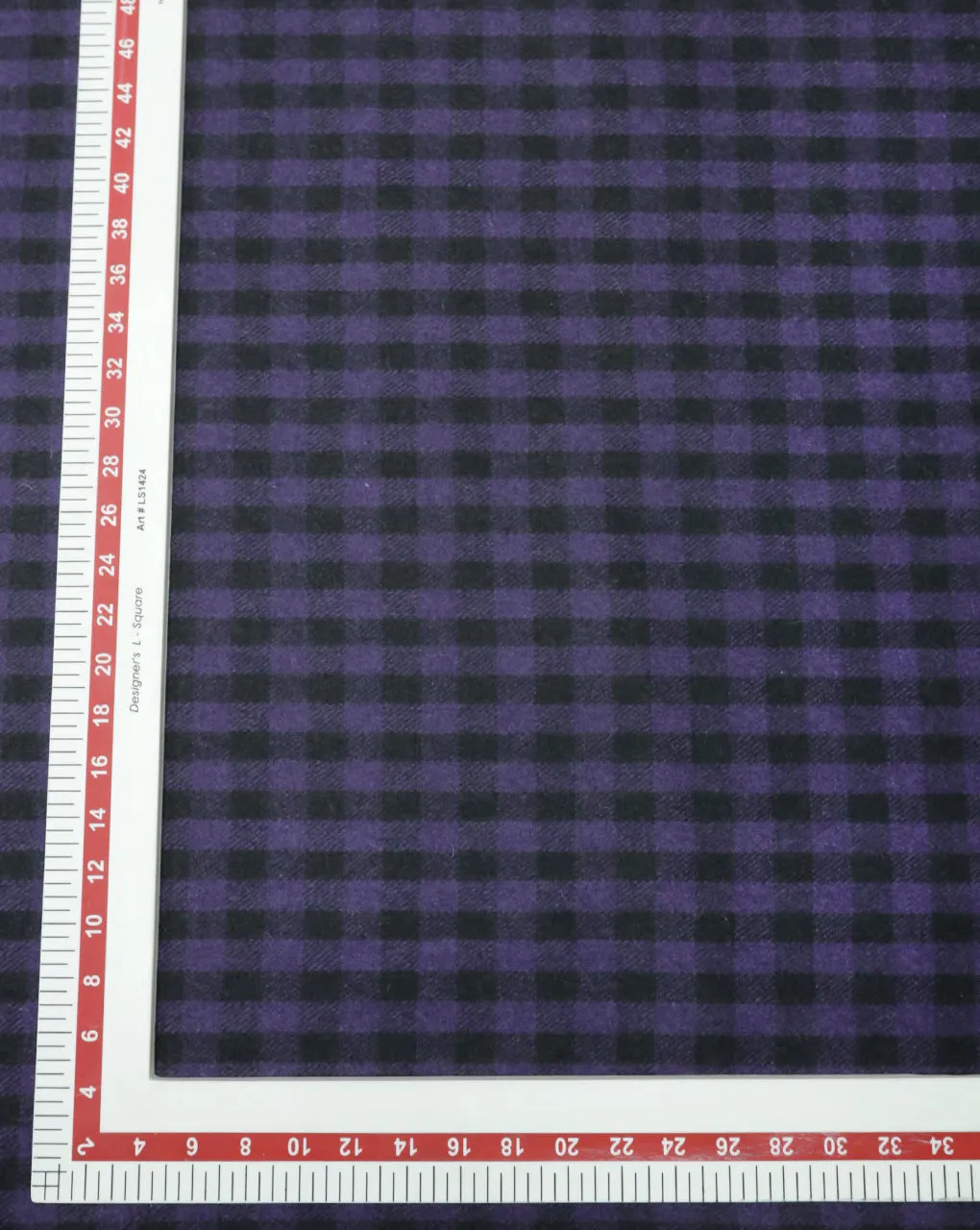 CHECKS WOOLEN TWEED FABRIC ( WIDTH 54 INCHES )