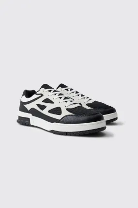 Chunky Mesh Detail Panel Sneakers