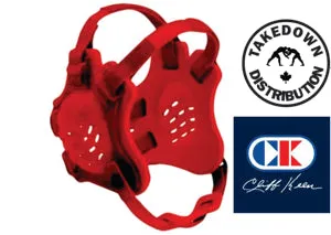 Cliff Keen F5 Tornado Headgear Red-Red