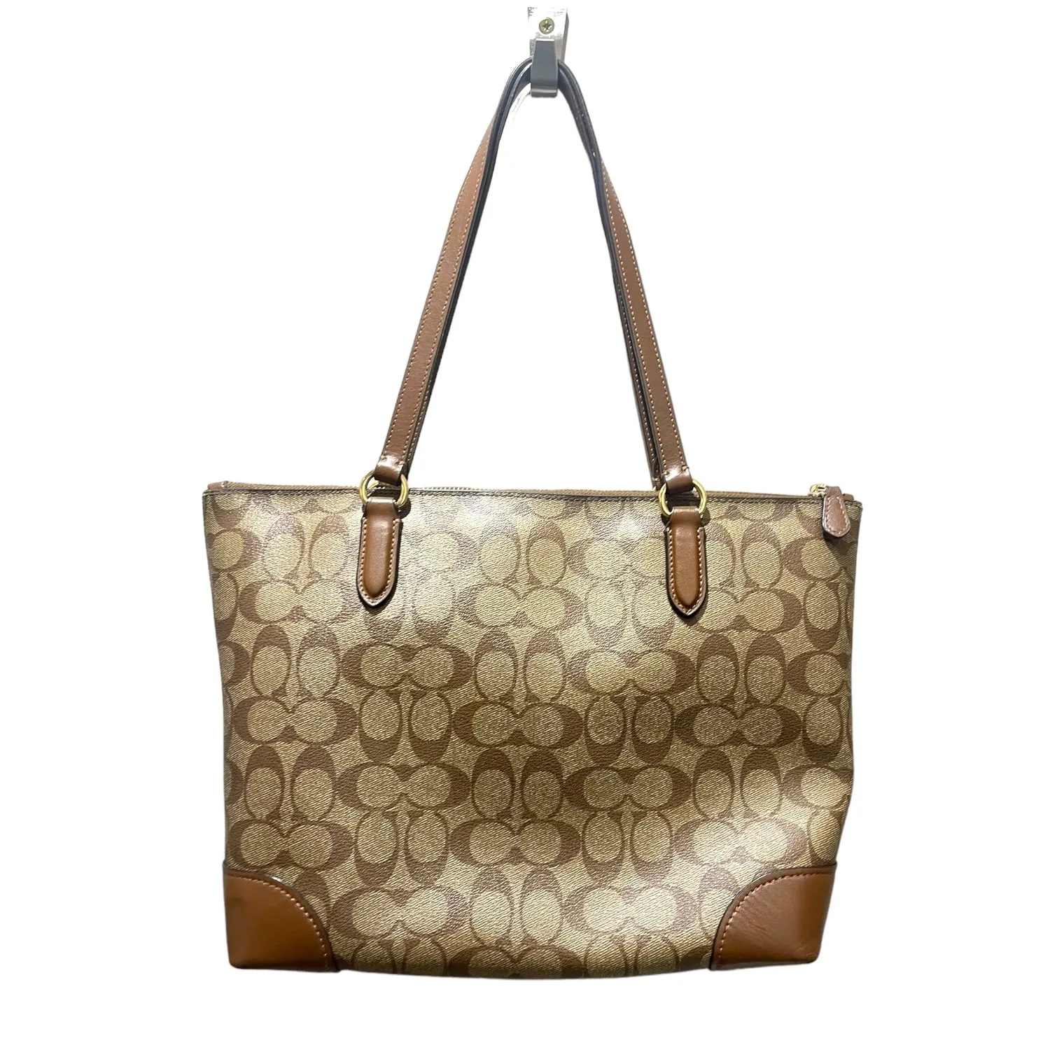 Coach Monogram Brown Bag