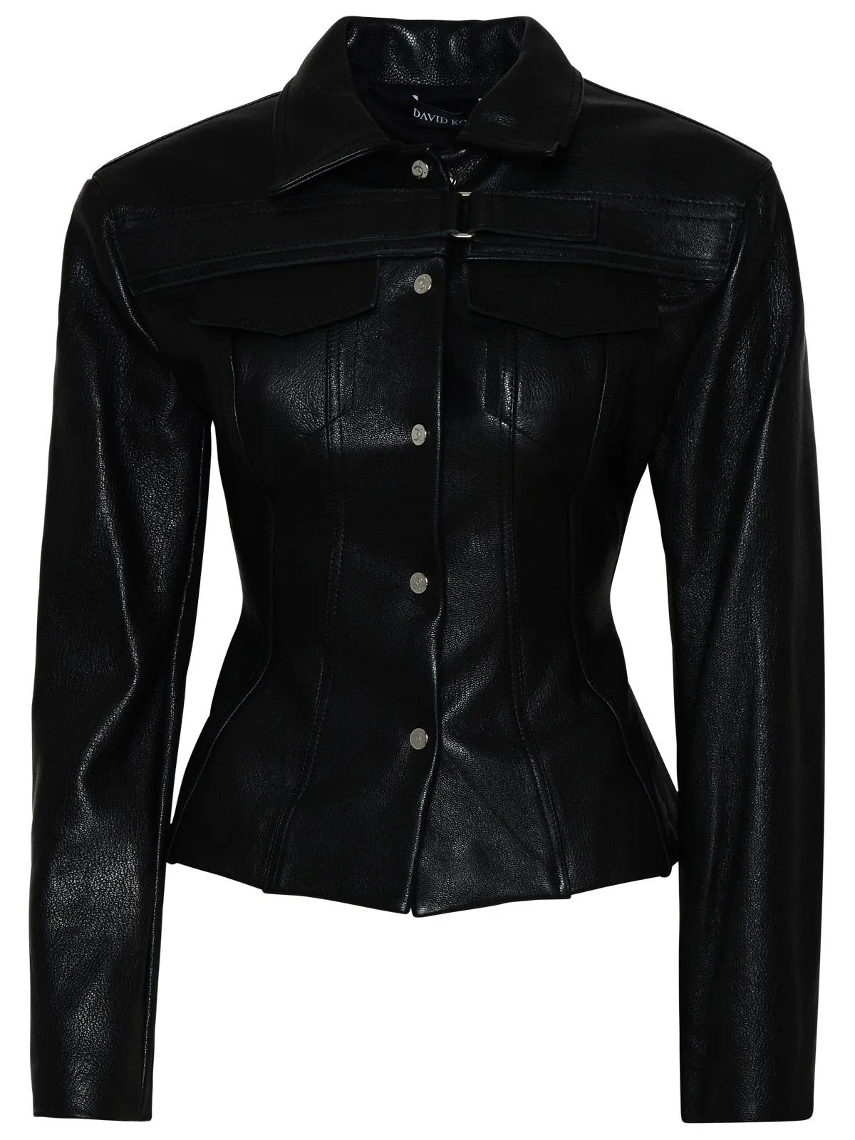 David Koma    David Koma Black Lear Jacket