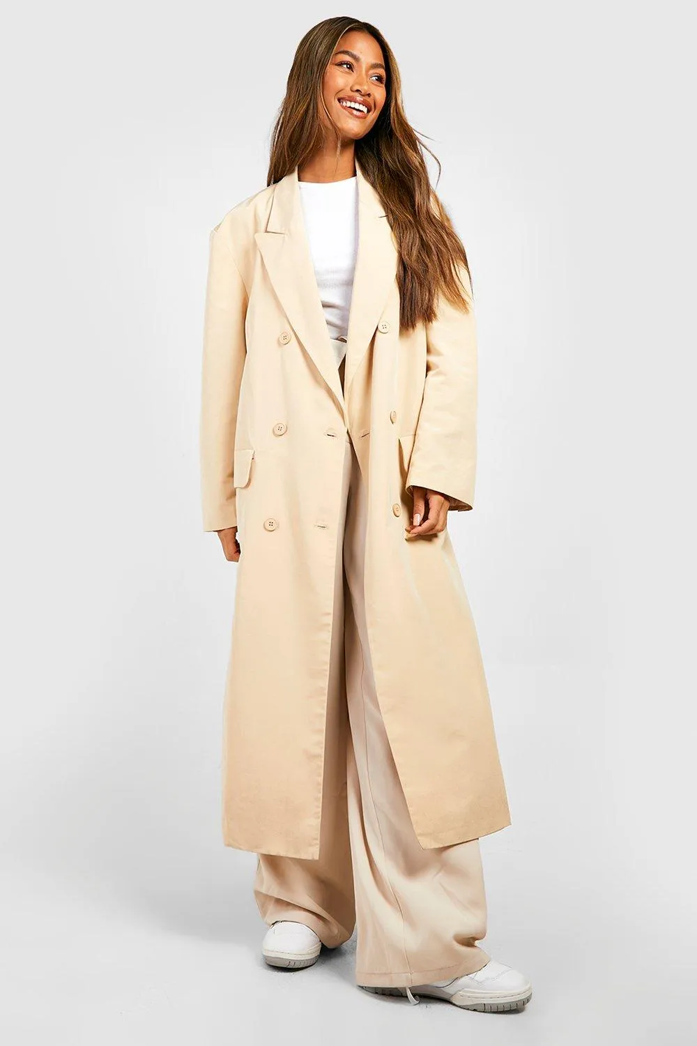 Double Breasted Trench Coat