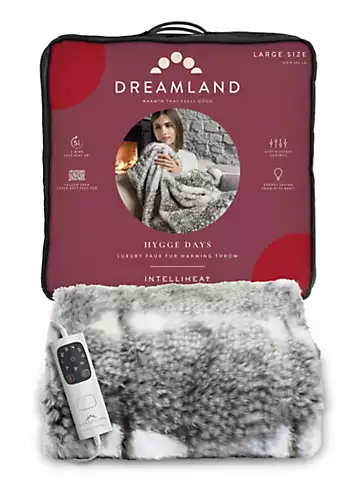 Dreamland Hygge Days Luxury Fallow Deer Super Soft Faux Fur Warming Throw | Kaleidoscope