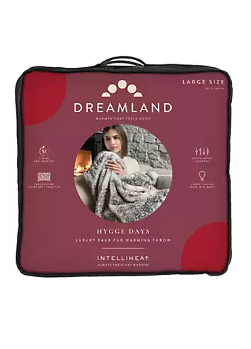 Dreamland Hygge Days Luxury Fallow Deer Super Soft Faux Fur Warming Throw | Kaleidoscope