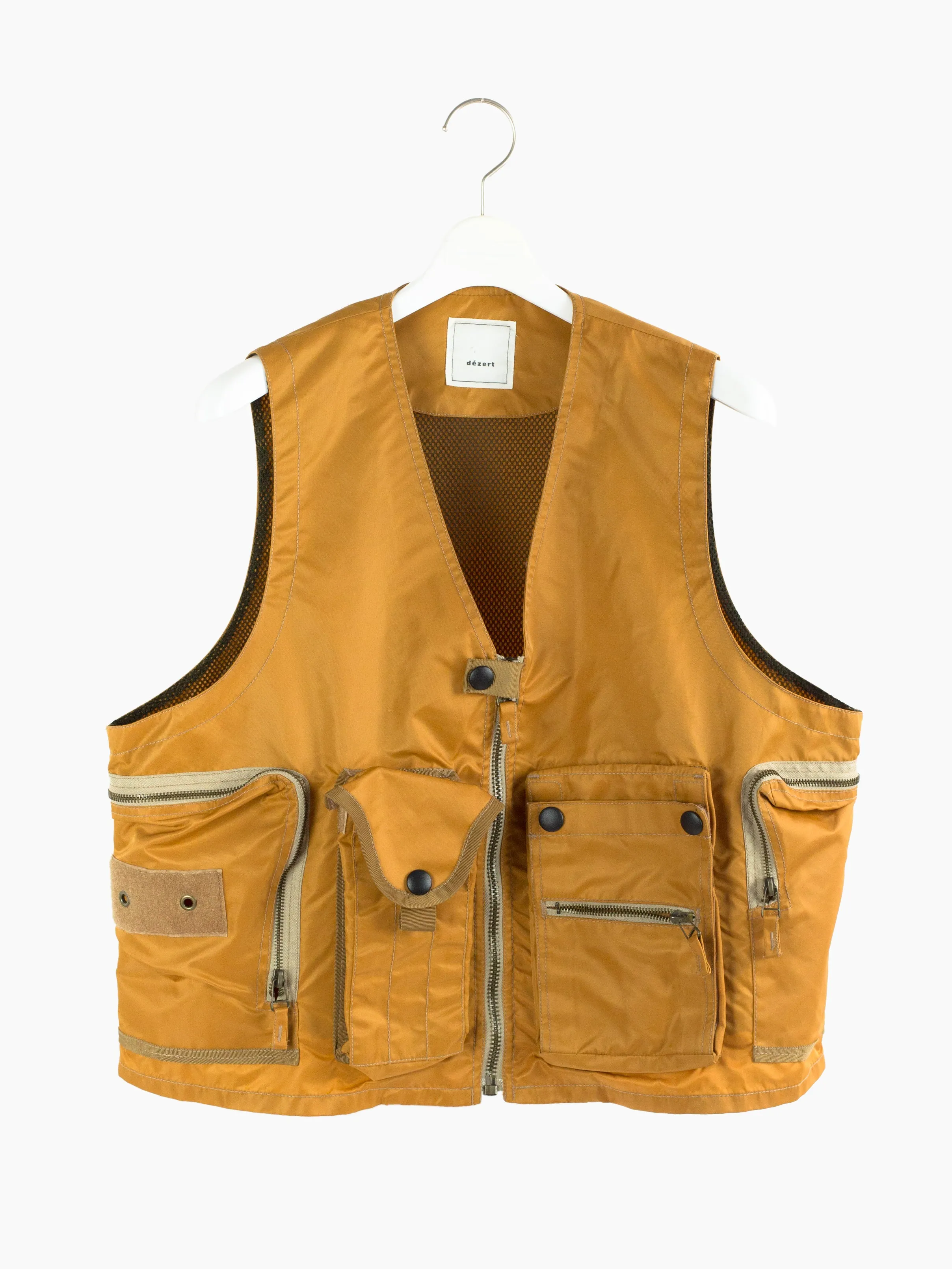 Dézert 90s Mustard Nylon Fishing Vest