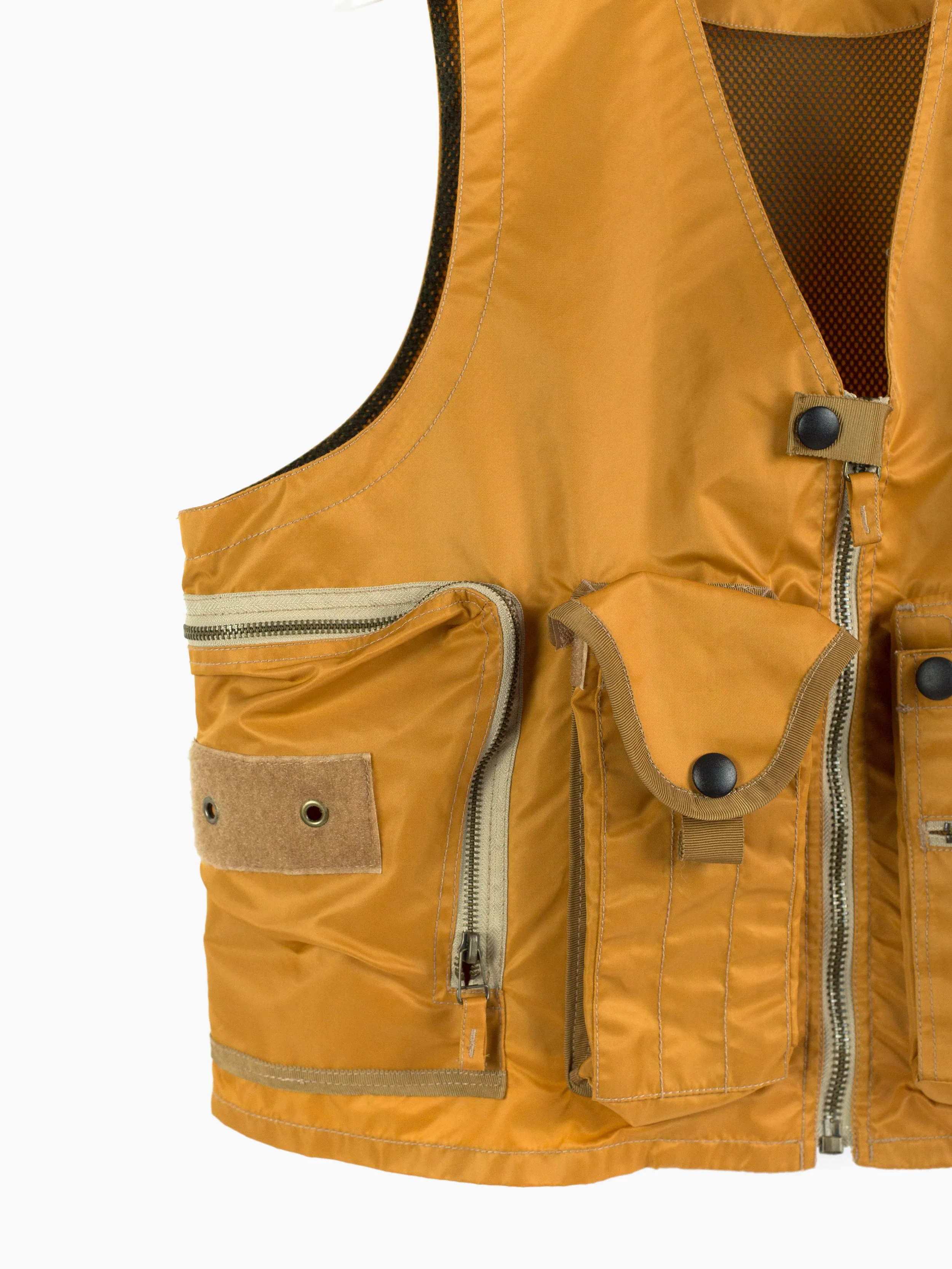 Dézert 90s Mustard Nylon Fishing Vest