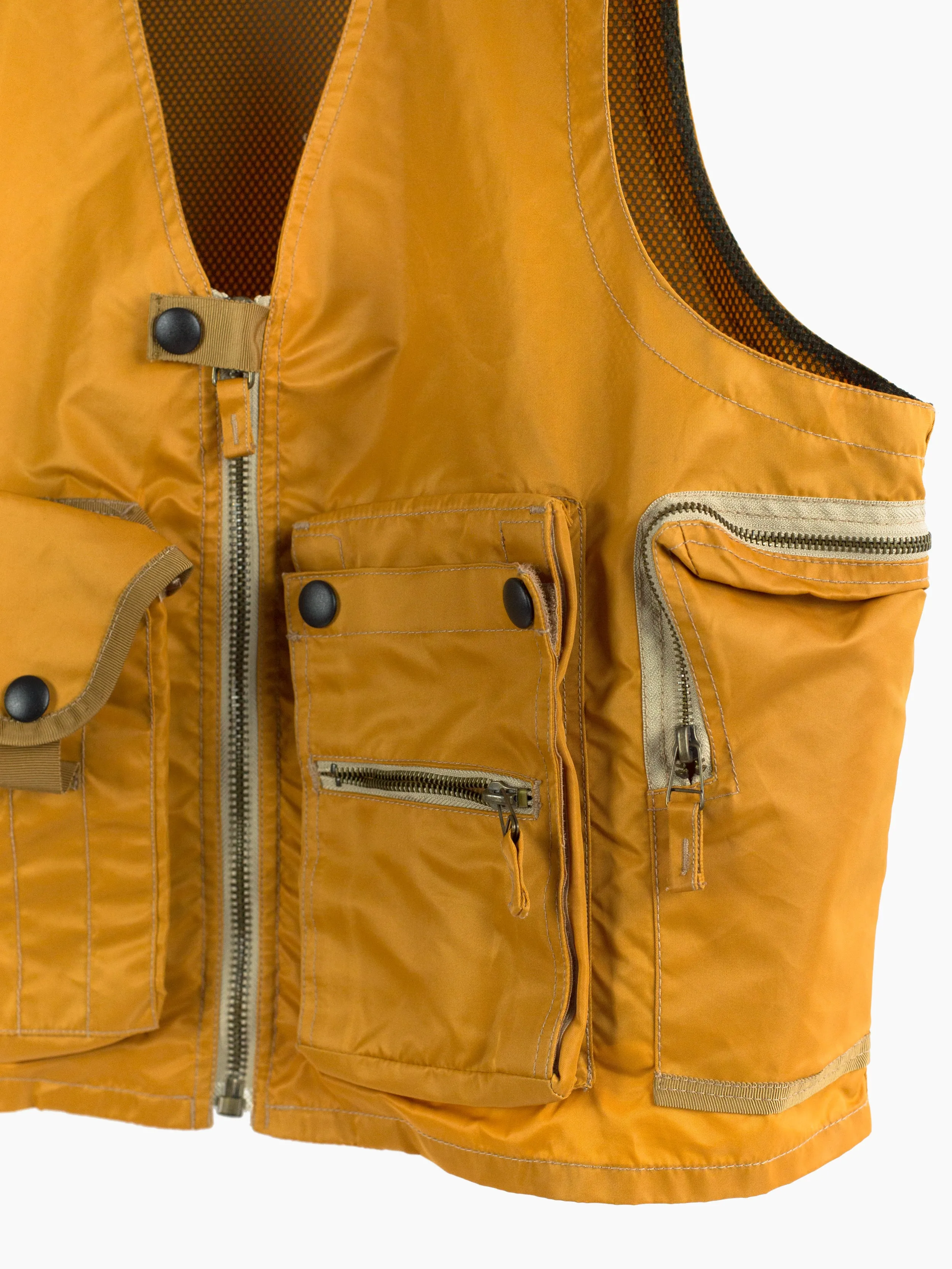 Dézert 90s Mustard Nylon Fishing Vest