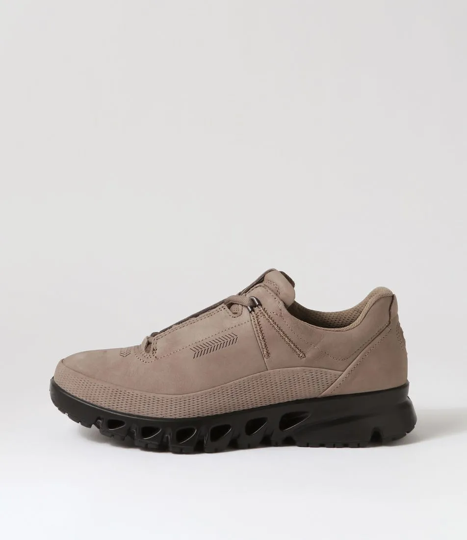 ECCO Multi Taupe Nubuck Sneakers