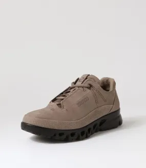 ECCO Multi Taupe Nubuck Sneakers