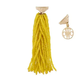 Emily Canary Yellow Tassel