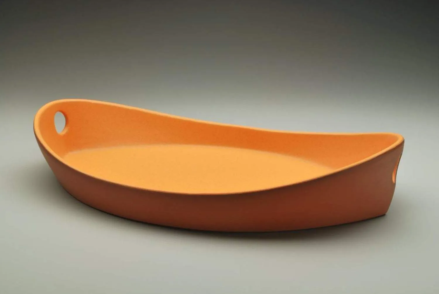 Eshelman - Small Boat Platter (Orange)