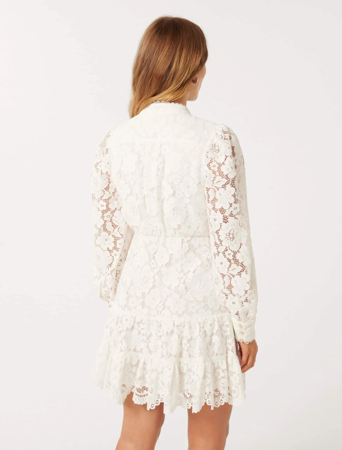 Evie Petite Lace Mini Dress