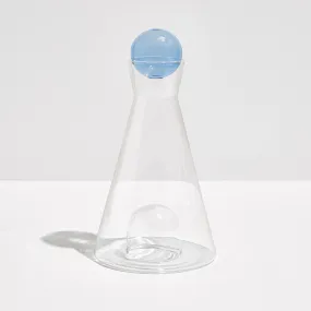 Fazeek Vice Versa Carafe | Clear & Blue