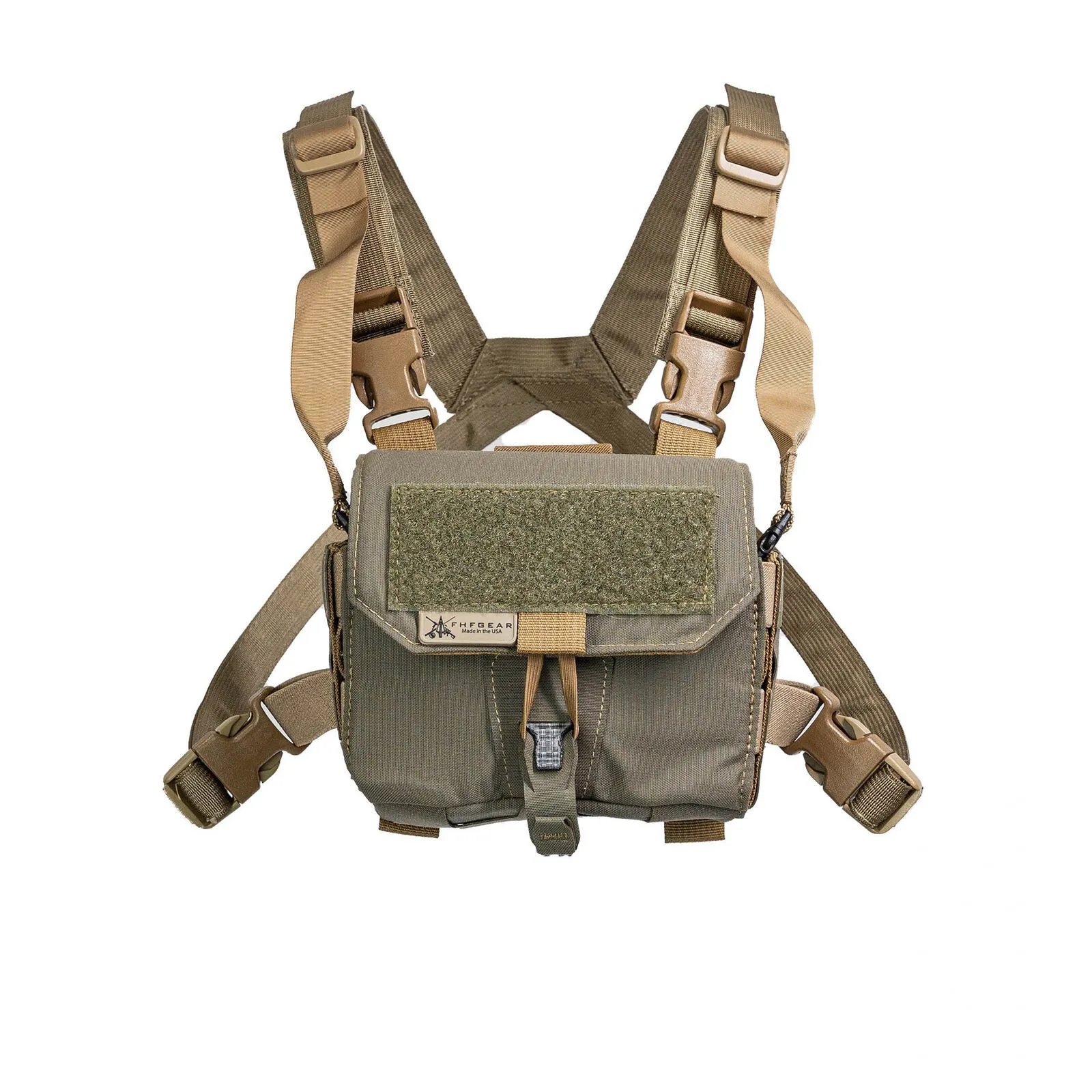 FHF Service Model Bino Harness - Ranger Green